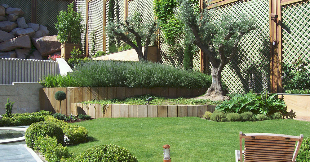 Jardín paisajístico en Aranjuez