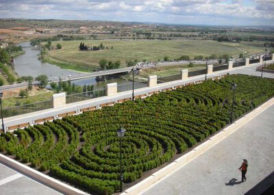 Jardín paisajístico en Toledo