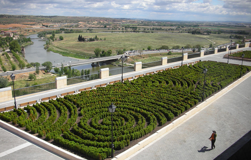 Jardín paisajístico en Toledo