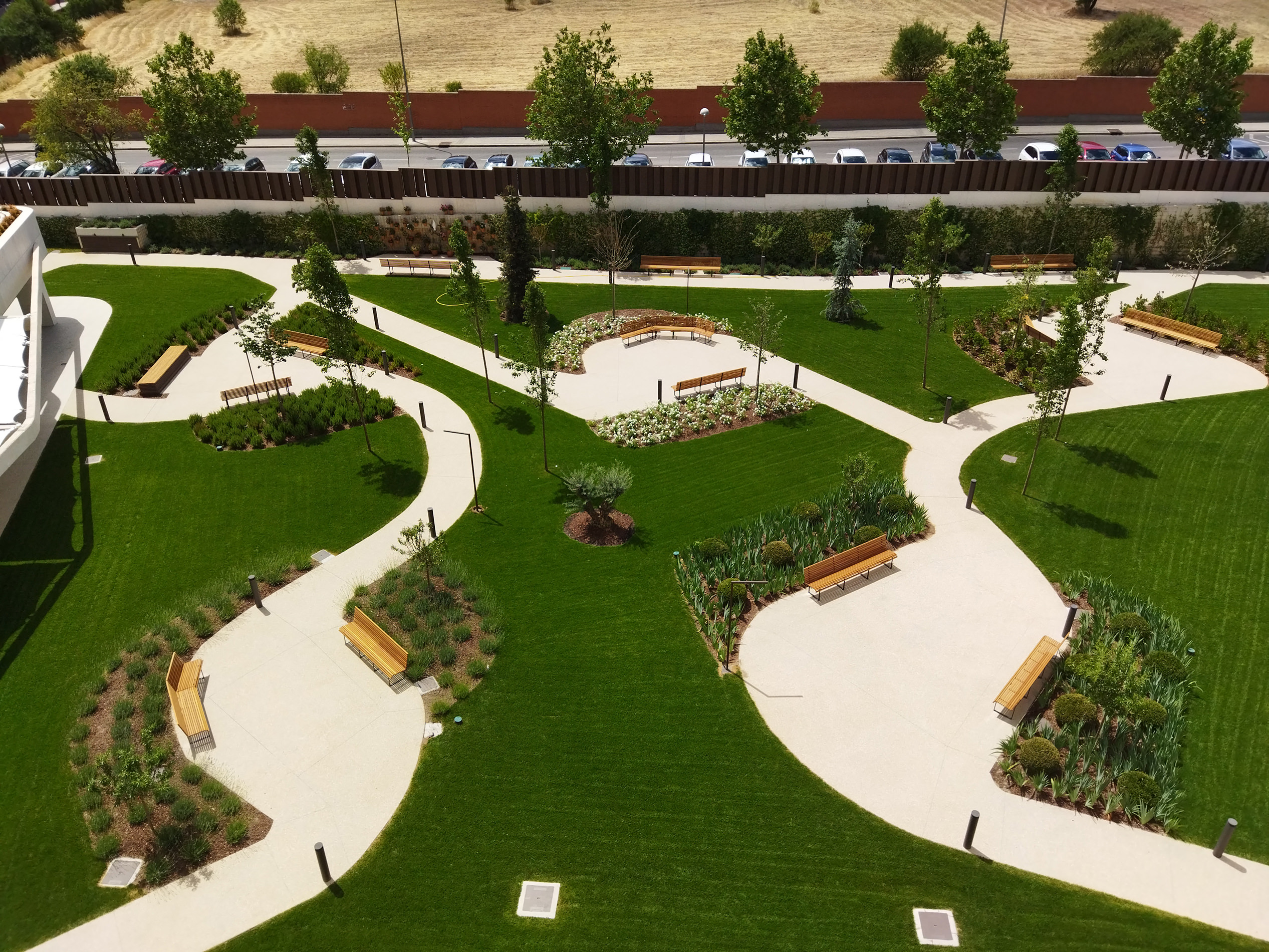 Jardín de alto nivel en Pozuelo de Alarcón